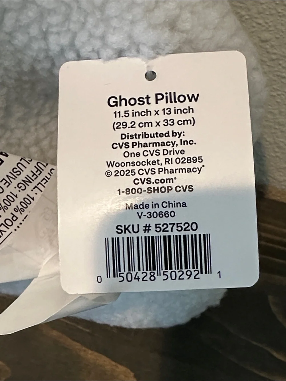 White Ghost Plush Pillow